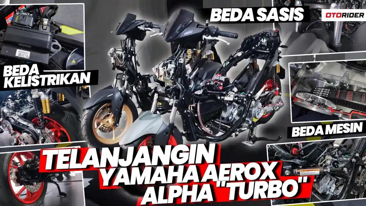 VIDEO: Bedah Yamaha Aerox Alpha "Turbo" 2025 Dibanding Generasi Sebelumnya | Otorider