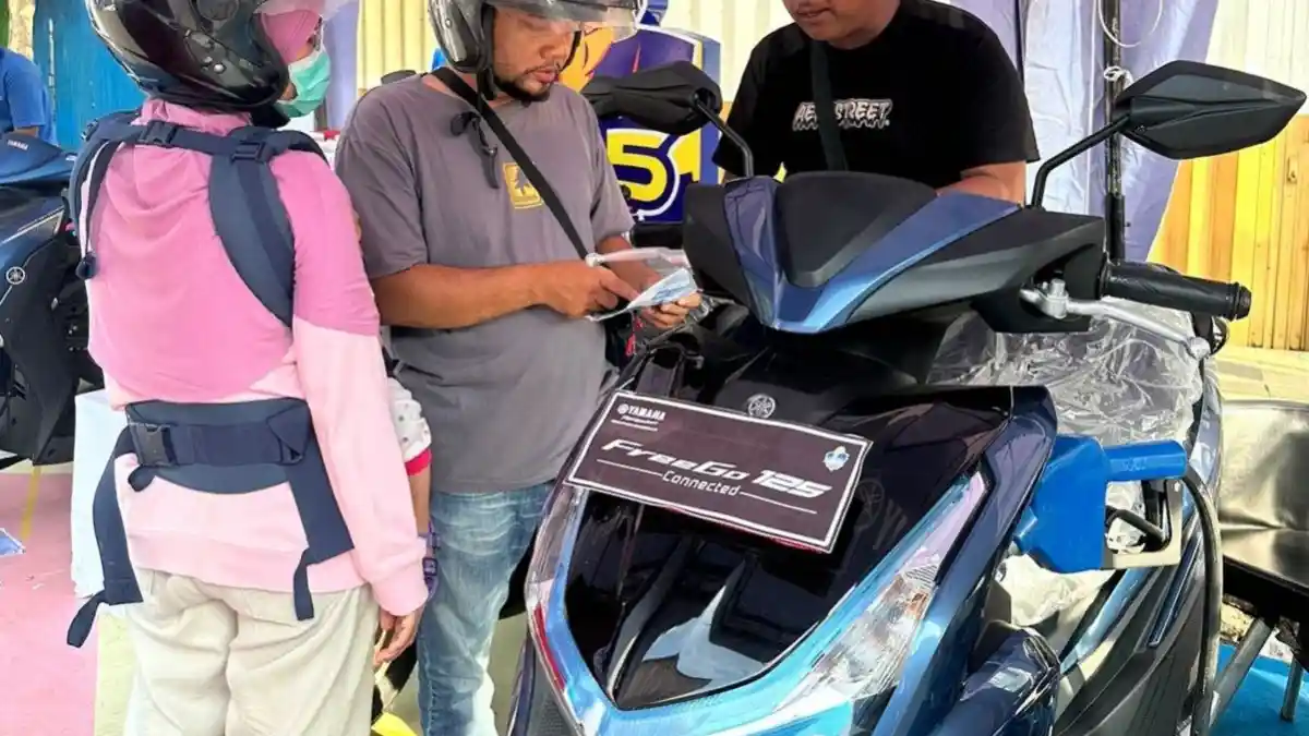 Skuter Matik Murah Yamaha Hadir di Event Grebek Pasar