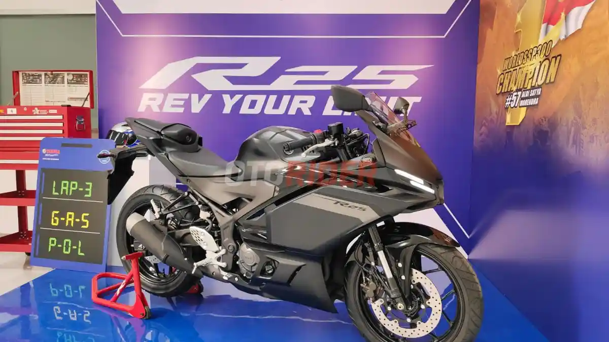 Spesifikasi Yamaha R25 2025, Tampilannya Makin Mirip Moge