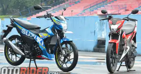 Komparasi Suzuki All New Satria F150 vs Honda Sonic 150R 