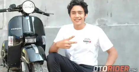  Modifikasi  Vespa  Spartan ala Crosser Klasik Tapi Kencang