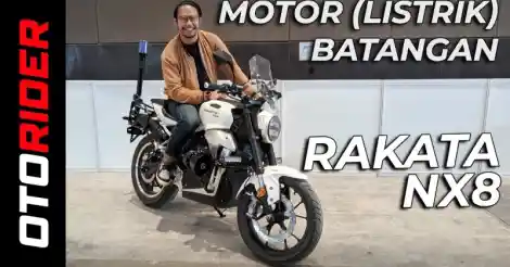 Video Rakata Nx Naked Bike Listrik First Ride