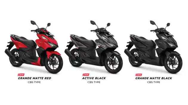 Ragam Pilihan Warna All New Honda Vario 160 CBS dan ABS