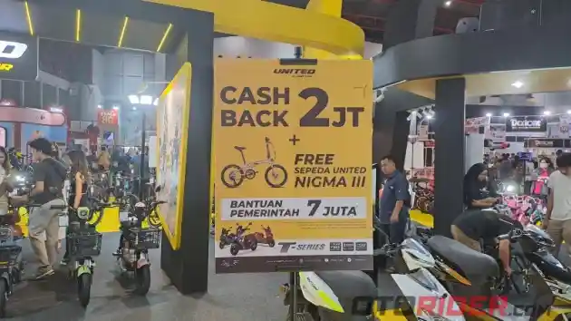 Motor Listrik United Hadirkan Beragam Promo Di Prj 2023 7915