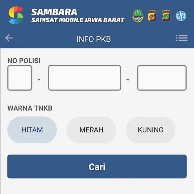 Aplikasi Cek Kendaraan