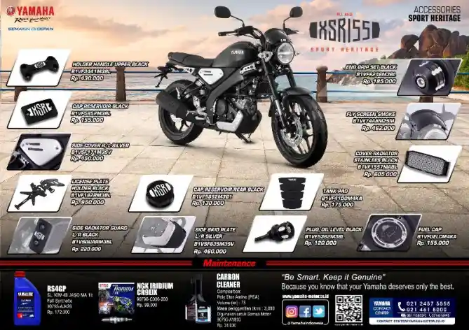 Aksesoris Resmi Yamaha XSR 155