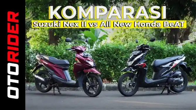 All New Honda BeAT vs Suzuki Nex II | Komparasi Lengkap - Indonesia | OtoRider