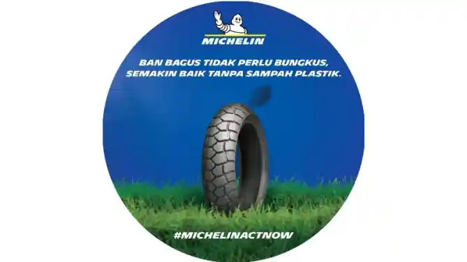 Ban Michelin untuk motor tanpa pembungkus plastik