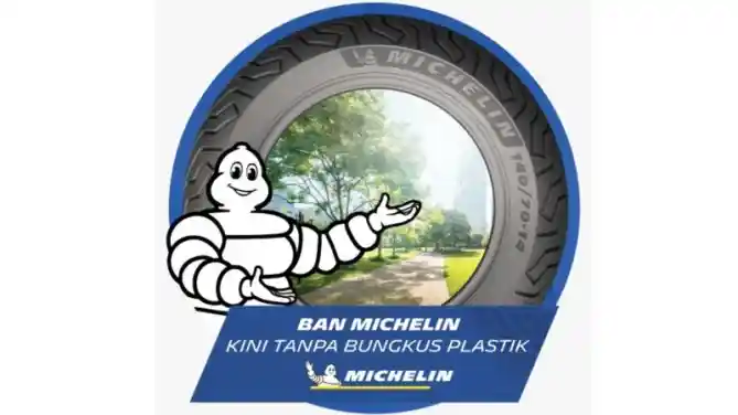 Ban Michelin untuk motor tanpa pembungkus plastik