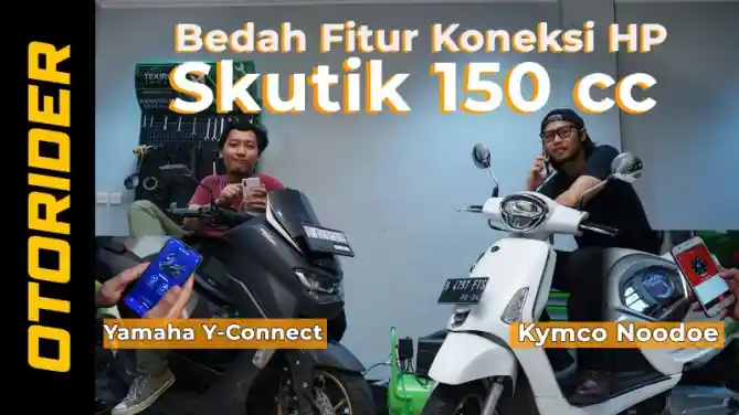 Bedah Fitur Koneksi HP All New Yamaha NMax vs Kymco Like 150i | OtoRider