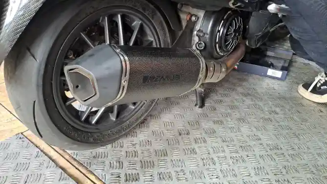 Bolehkah Motor yang Udah Bore Up Mesin Pakai Knalpot Standar