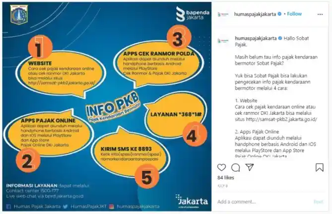 cek tarif pajak kendaraan