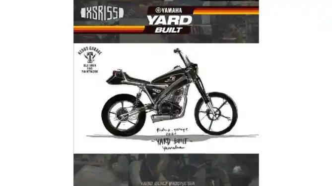 Custom dan modifikasi Yamaha XSR 155 Yard Built Indonesia Kedux Garage