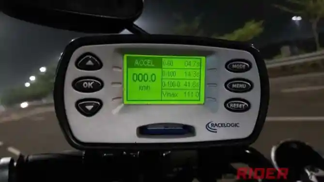 Data Akselerasi Yamaha XSR155