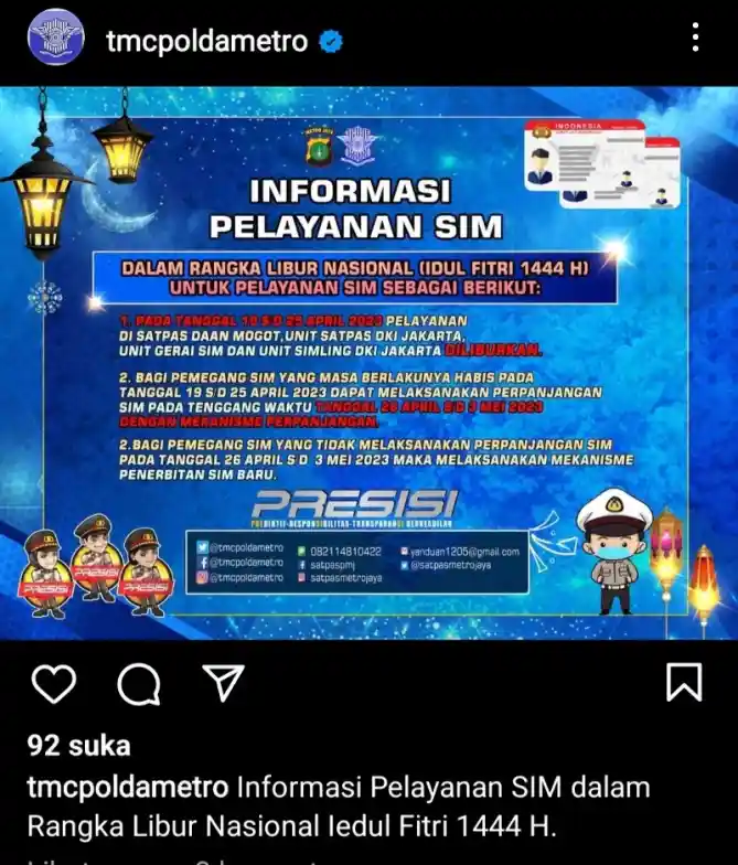 Dipensasi Perpanjang SIM