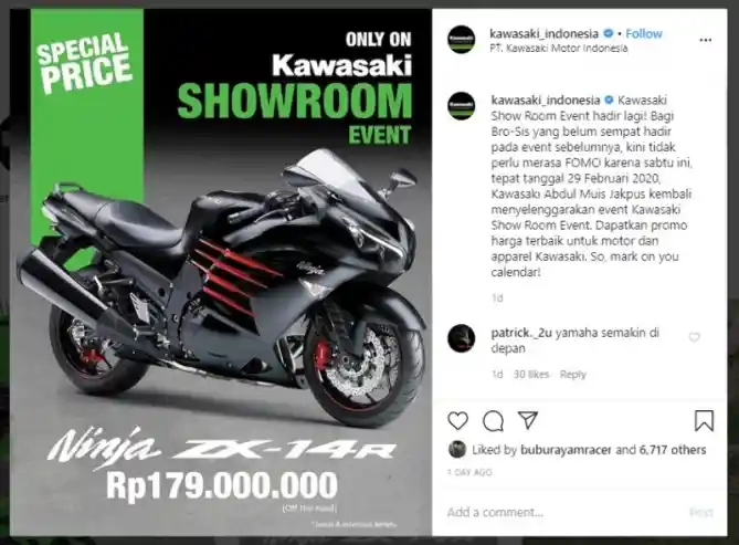 Diskon Kawasaki Ninja ZX-14R