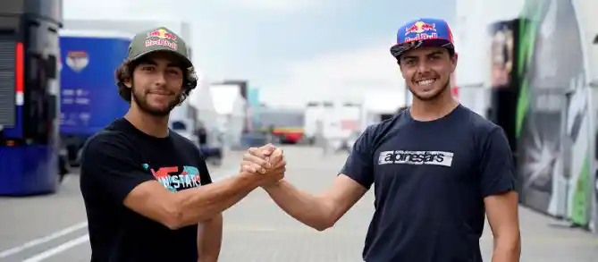 Enea Bastianini dan Fabio Di Giannantonio