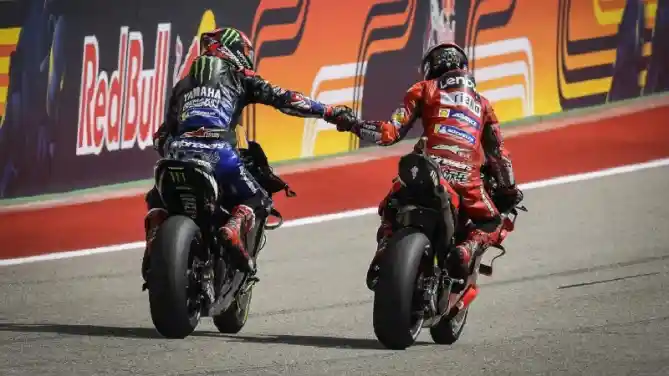 Fabio Quartararo dan Francesco Bagnaia