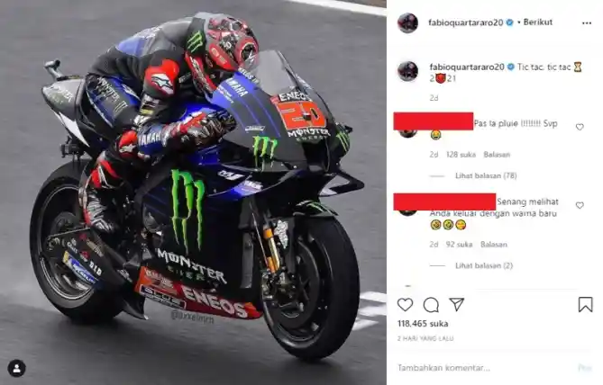 Fabio Quartararo Livery Monster Energy