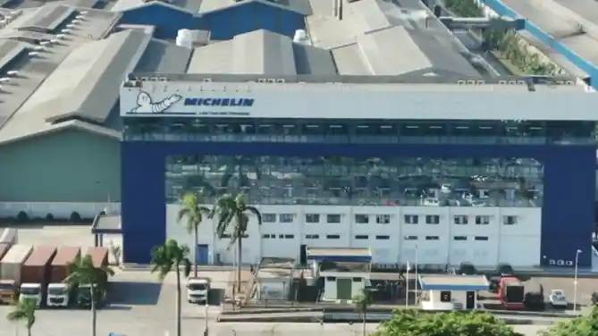 Fasilitas pengolahan air limbah dan air sisa di Michelin