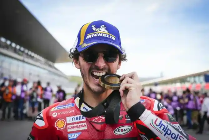 Francesco Bagnaia dan Marc Marquez