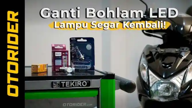 Ganti Bohlam Halogen Pakai LED | Tips by OtoRider