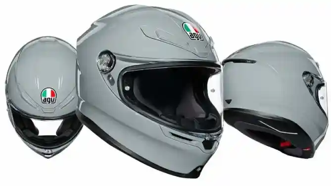 Helm AGV K6 Nardo Grey dan AGV K3 SV-S Replika Rossi