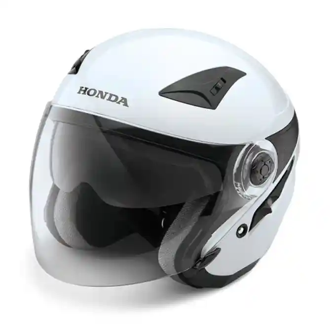 Helm Honda White