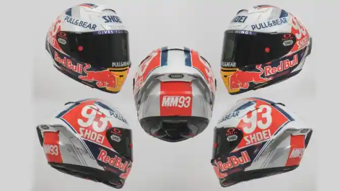 Helm Shoei Marc Marquez MotoGP Jerman 2021