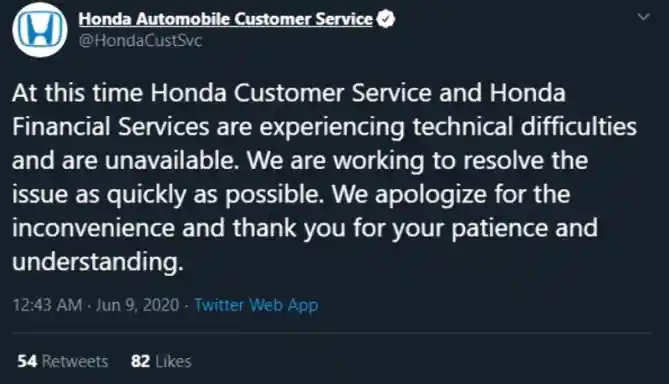 Honda Automobile Customer Service