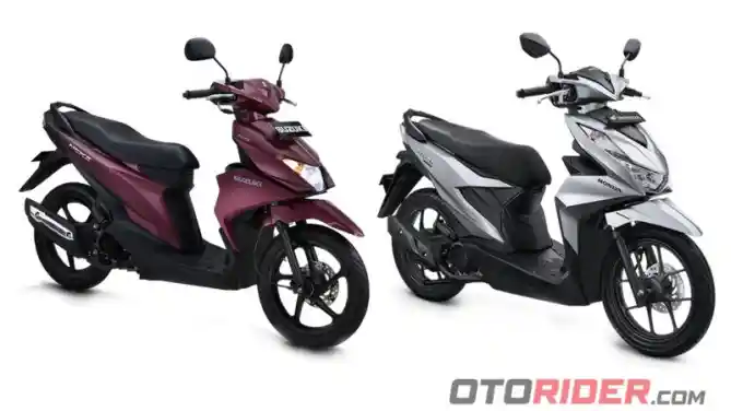 Honda BeAT dan Suzuki Nex II