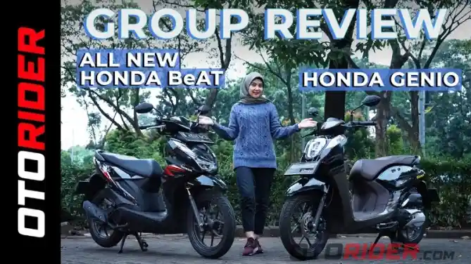 Honda BeAT vs Honda Genio - Group Review Indonesia | OtoRider