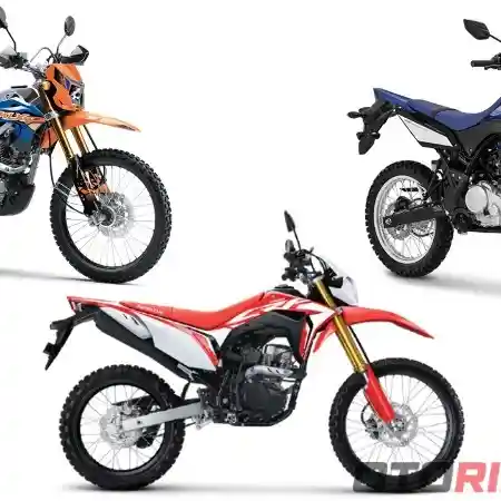 Honda CRF150L, Yamaha WR 155R, KLX150