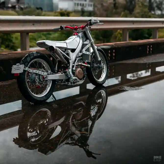 Honda CRF450X Custom Silver Surfer