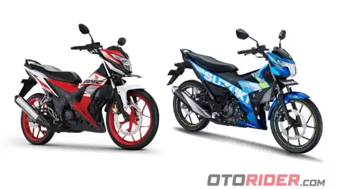 Honda Sonic 150R vs Suzuki Satria F150