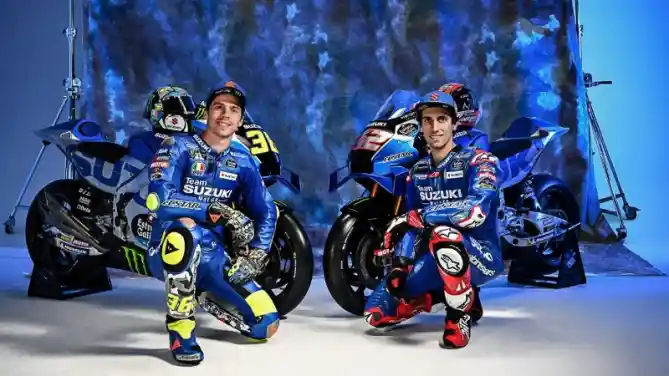 Joan Mir dan Alex Rins Suzuki Ecstar MotoGP 2022