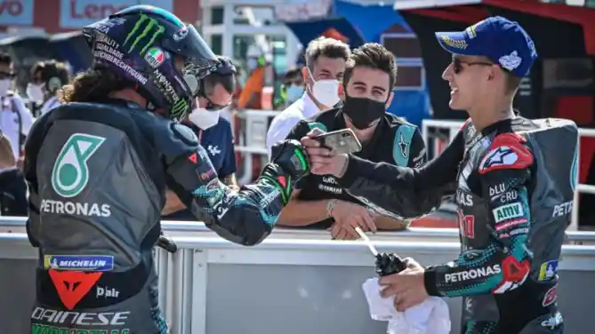 Joan Mir, Franco Morbidelli, Fabio Quartararo, Maverick Vinales, Alex Rins