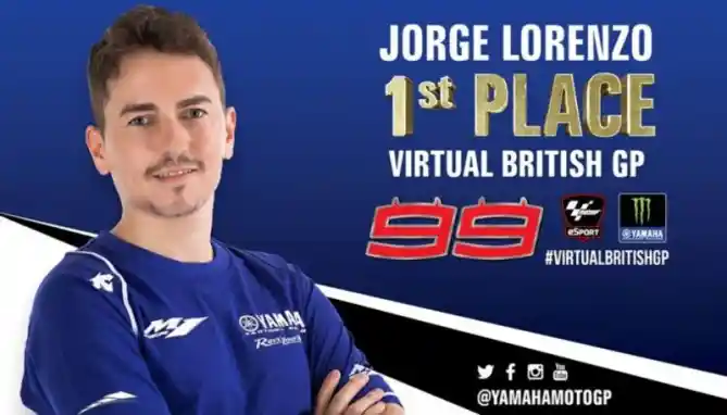 Jorge Lorenzo Balap Virtual