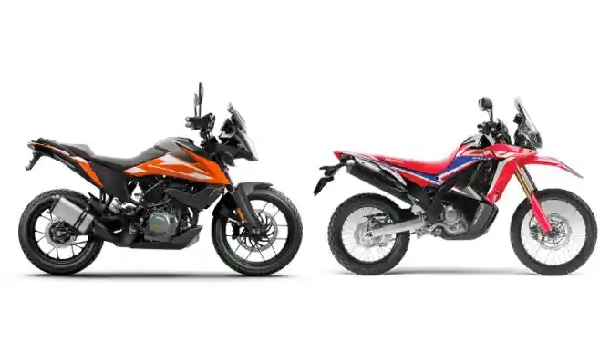 KTM 250 Adventure vs Honda CRF250 Rally