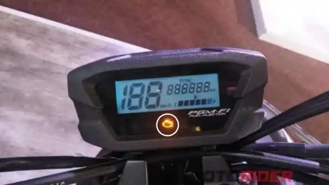 Lampu indikator injeksi atau check engine honda beat