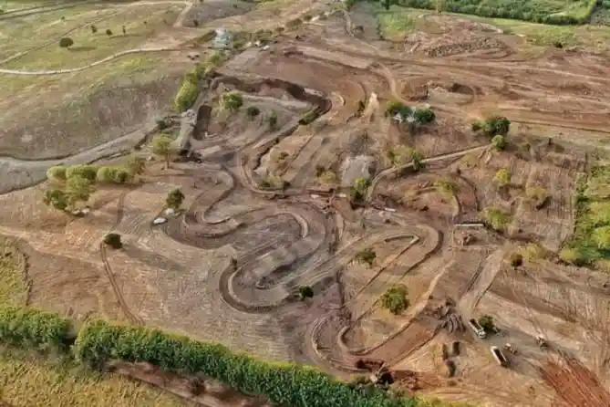 Lintasan MXGP Samota Sumbawa Sudah Rampung