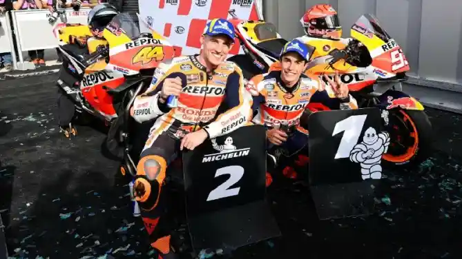 Marc Marquez dan Pol Espargaro Repsol Honda