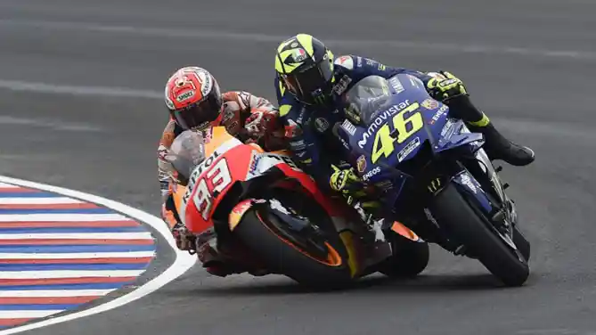 Rossi Marquez MotoGP Argentina