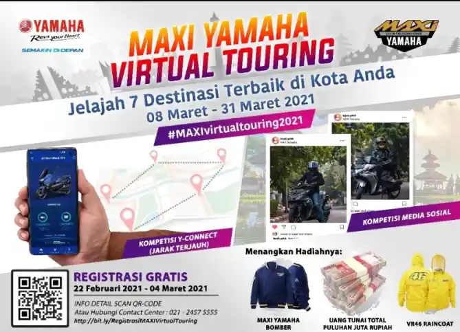 Maxi Yamaha Virtual Touring 2021