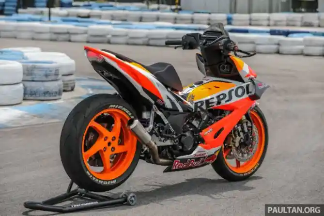 Modifikasi Honda Supra GTR150 Jadi RCV