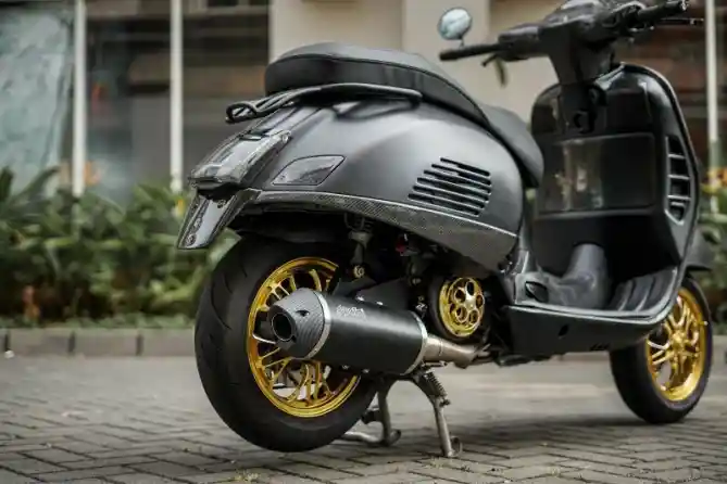 Modifikasi Vespa GTS Atta Halilintar