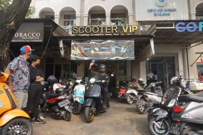 Modifikasi Vespa GTS Atta Halilintar