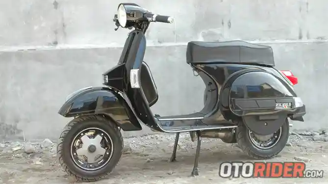 Modifikasi Vespa Spartan Arjun Crosser