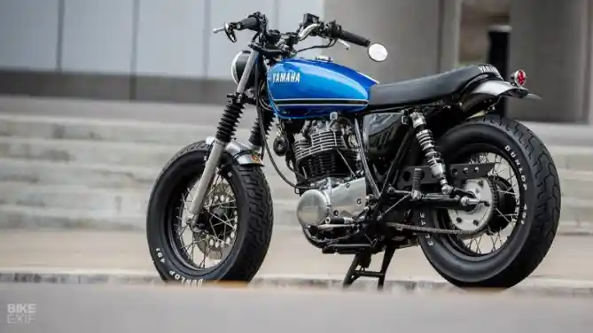 Modifikasi Yamaha SR400 Berjuluk 'Fat SR'