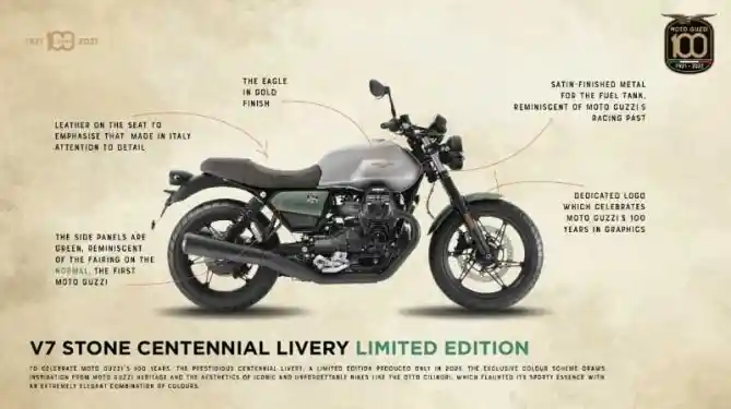 Moto Guzzi V85 TT dan V7 Stone Centenario Limited Edition